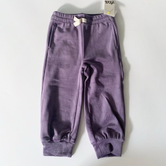 NWT Tea Collection Girl Very Velour Easy Fit Joggers 2T - Picture 1 of 5